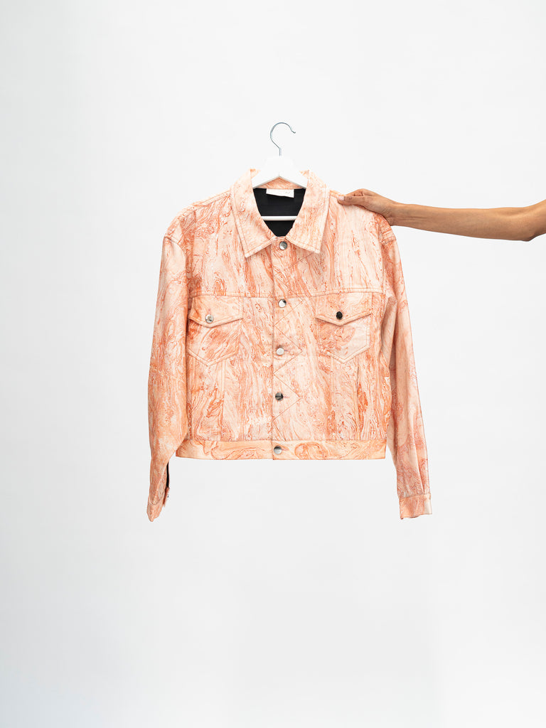 MARS MARBLE JACKET ORANGE