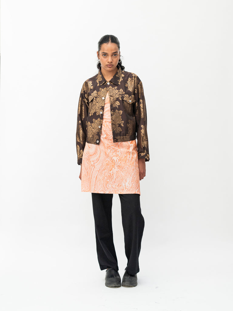 FLORAL JACQUARD JACKET - White | ZARA United States