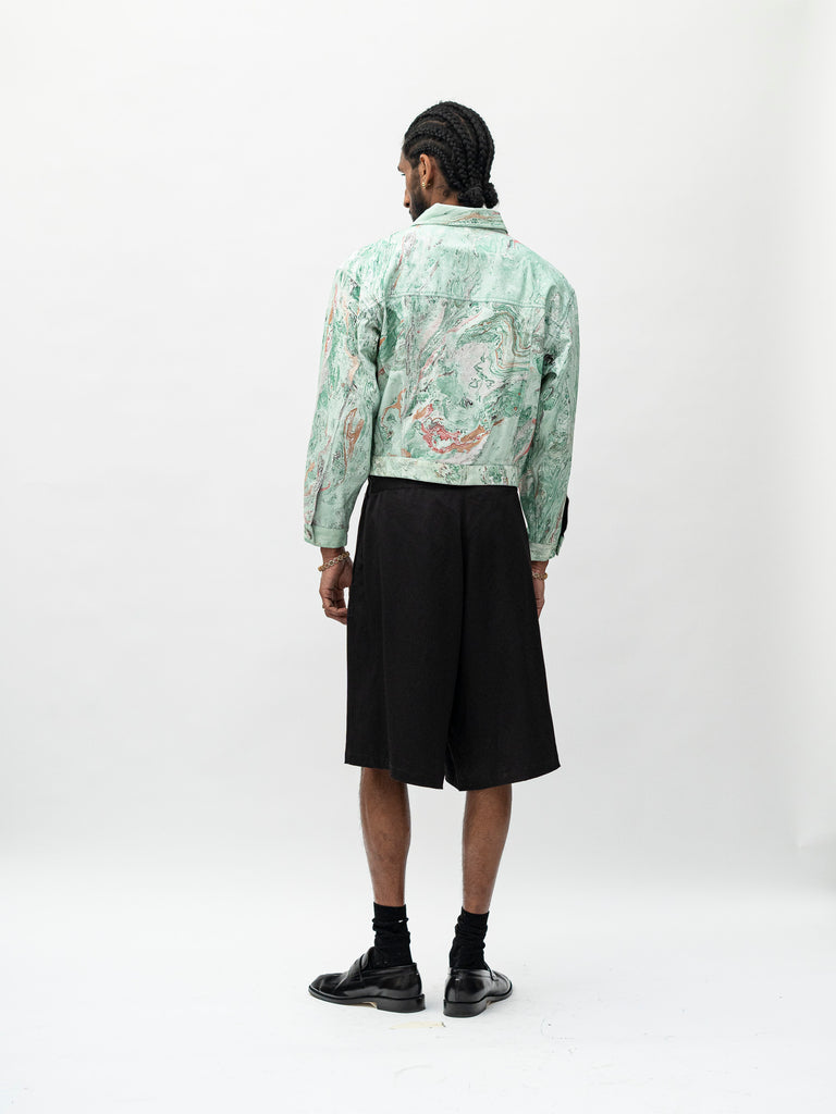 MARS MARBLE JACKET GREEN