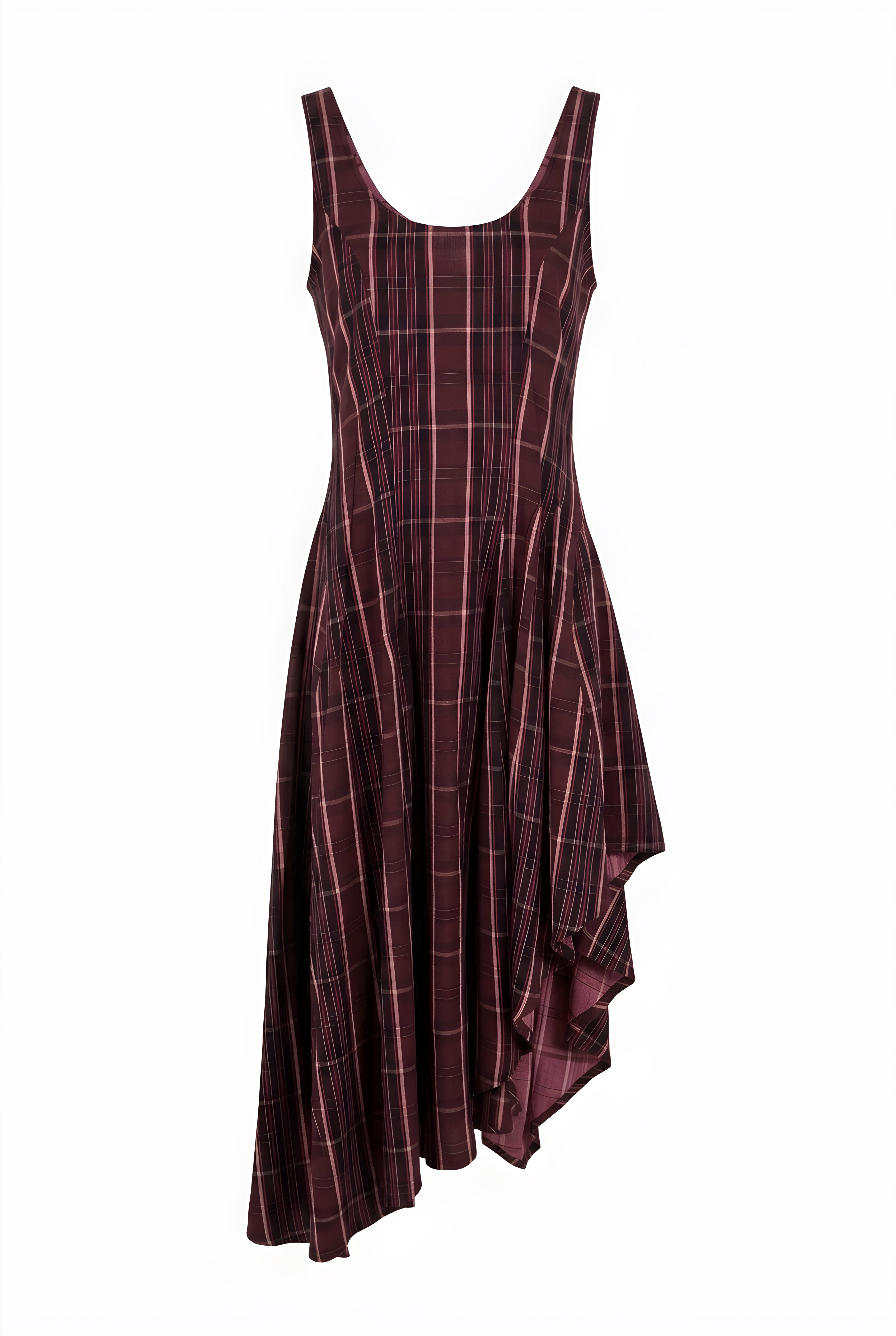 PREORDER VENUS COTTON CHECK DRESS | Permanentvacationclothing